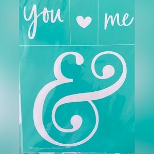 Brand new in package chalk couture transfer